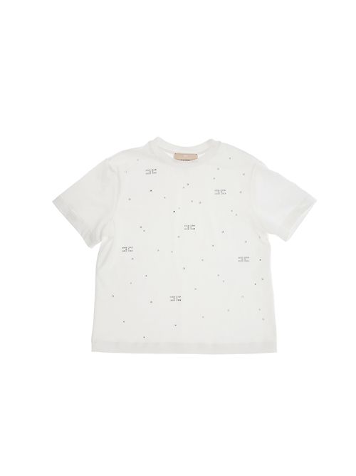 T-shirt, bambina, logata. ELISABETTA FRANCHI | EFTS263 0 JE0060135